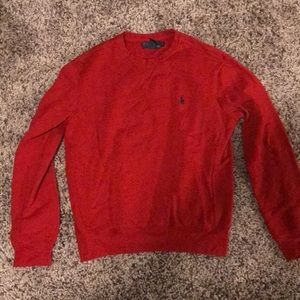 Red polo Ralph Lauren sweater